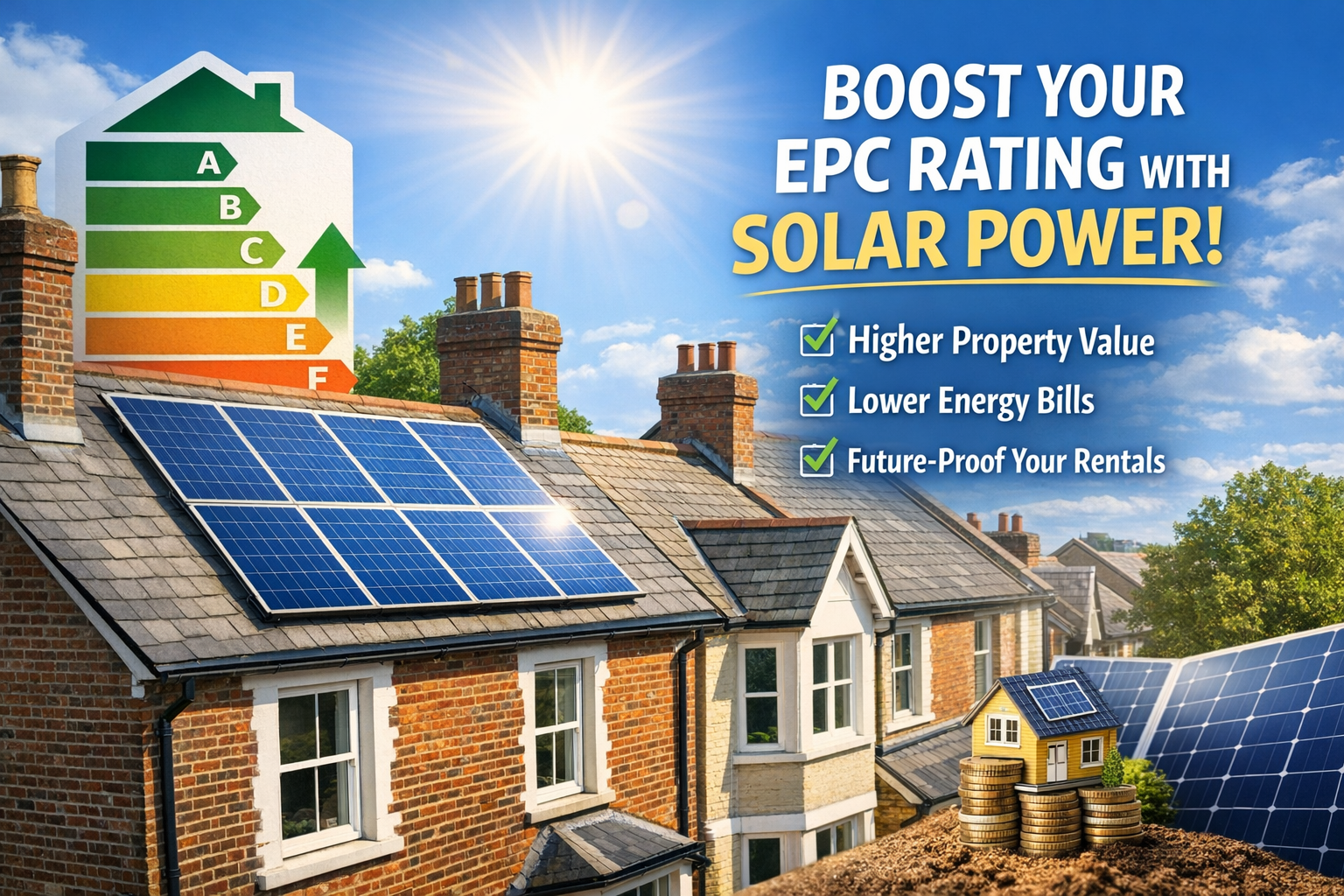 How Solar Panels Can Significantly Improve EPC Ratings for Rental Properties